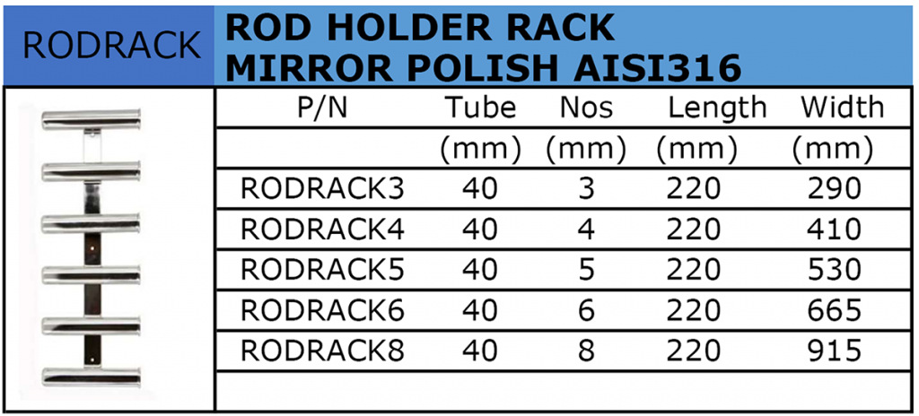 Rig Rod Rack ROD HOLDER RACK - HITONG Rigging hardware